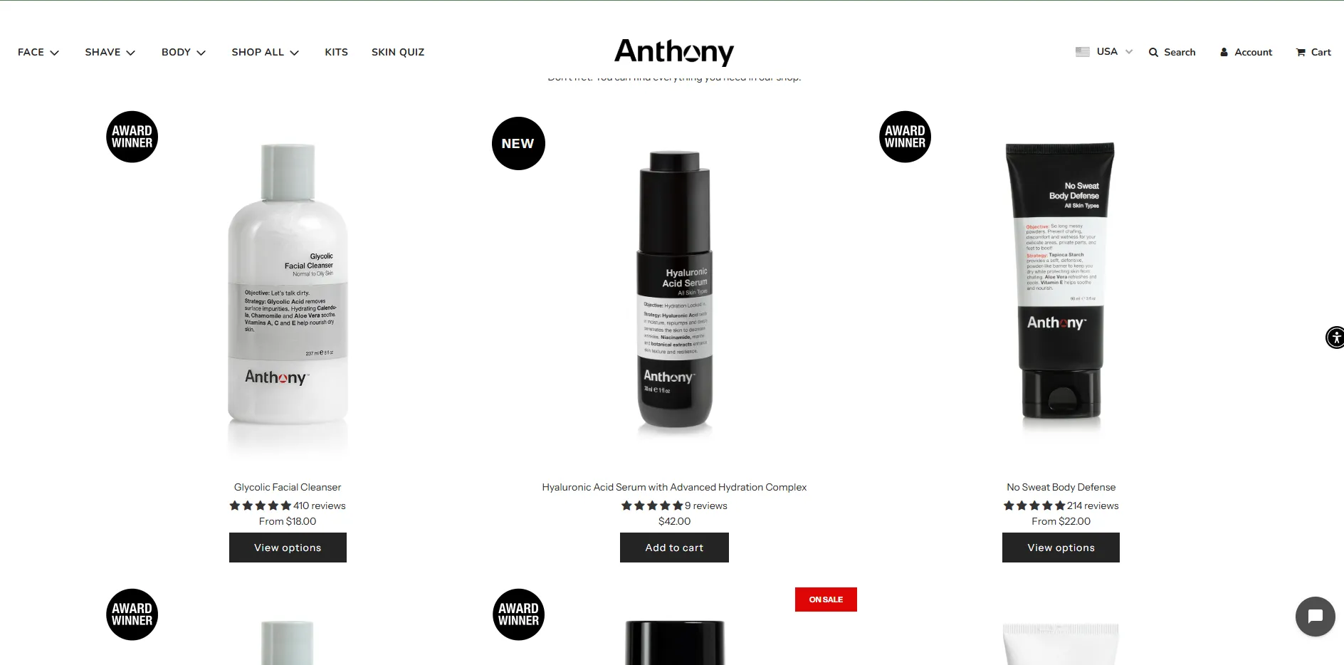 Anthony Skincare