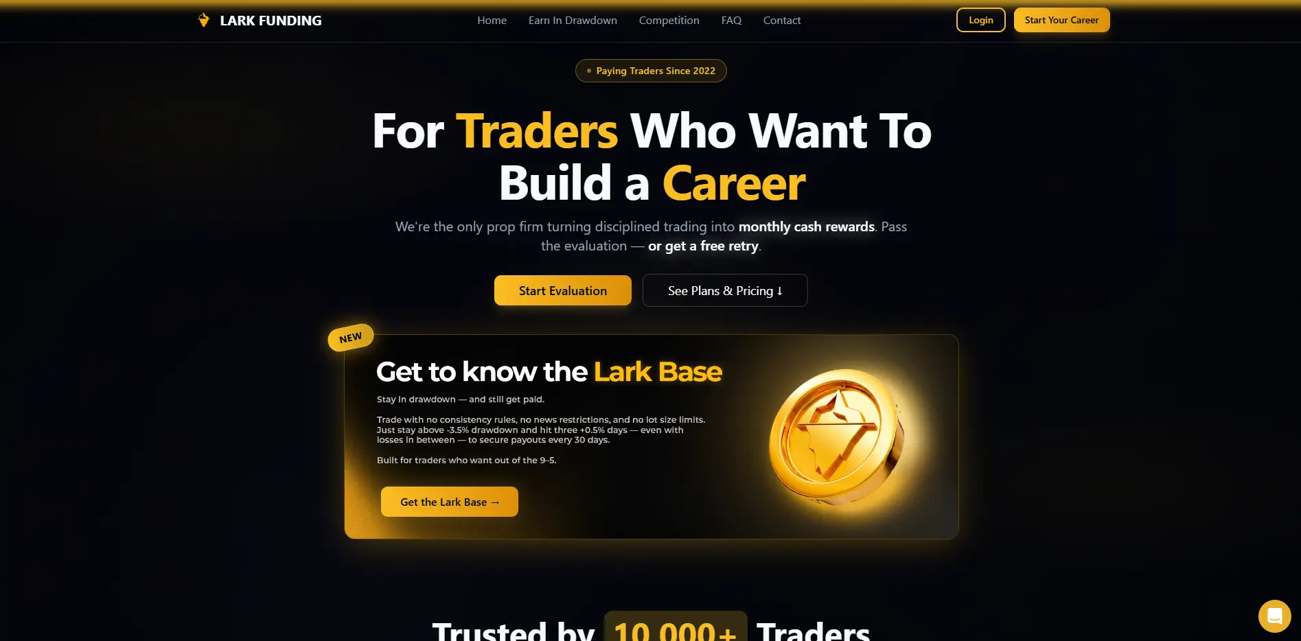 Proprietary Trading Evaluation & Funded Trader Platform