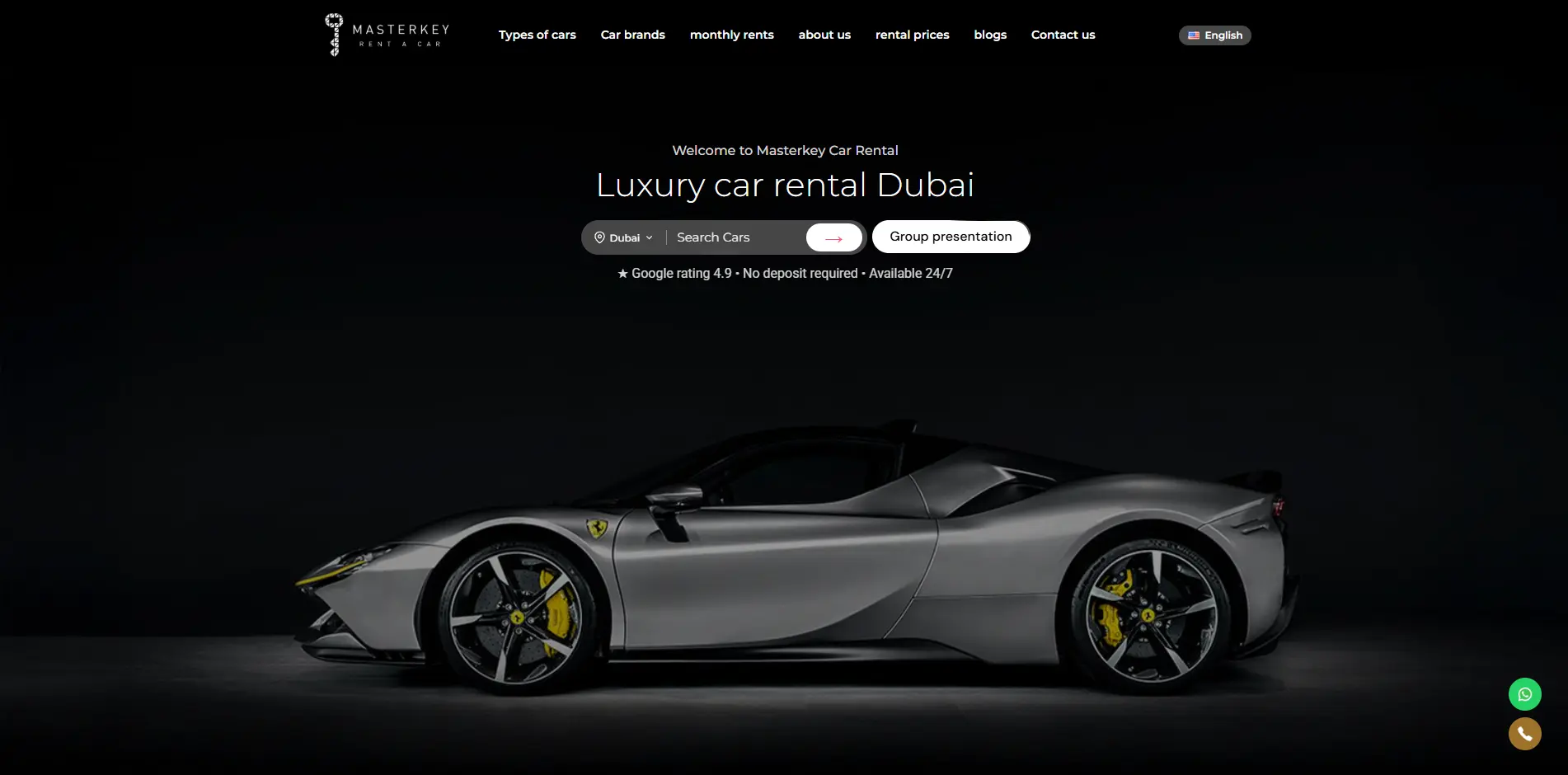 Exotic Car Rental Platform